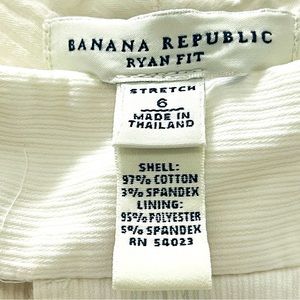 Banana republic rayon fit stretch size 6 the lining the extra bonus in the short